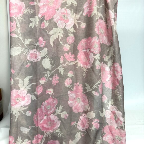 Pastel color Summer scarf for women, Light Pink Rose - Picture 2 of 7